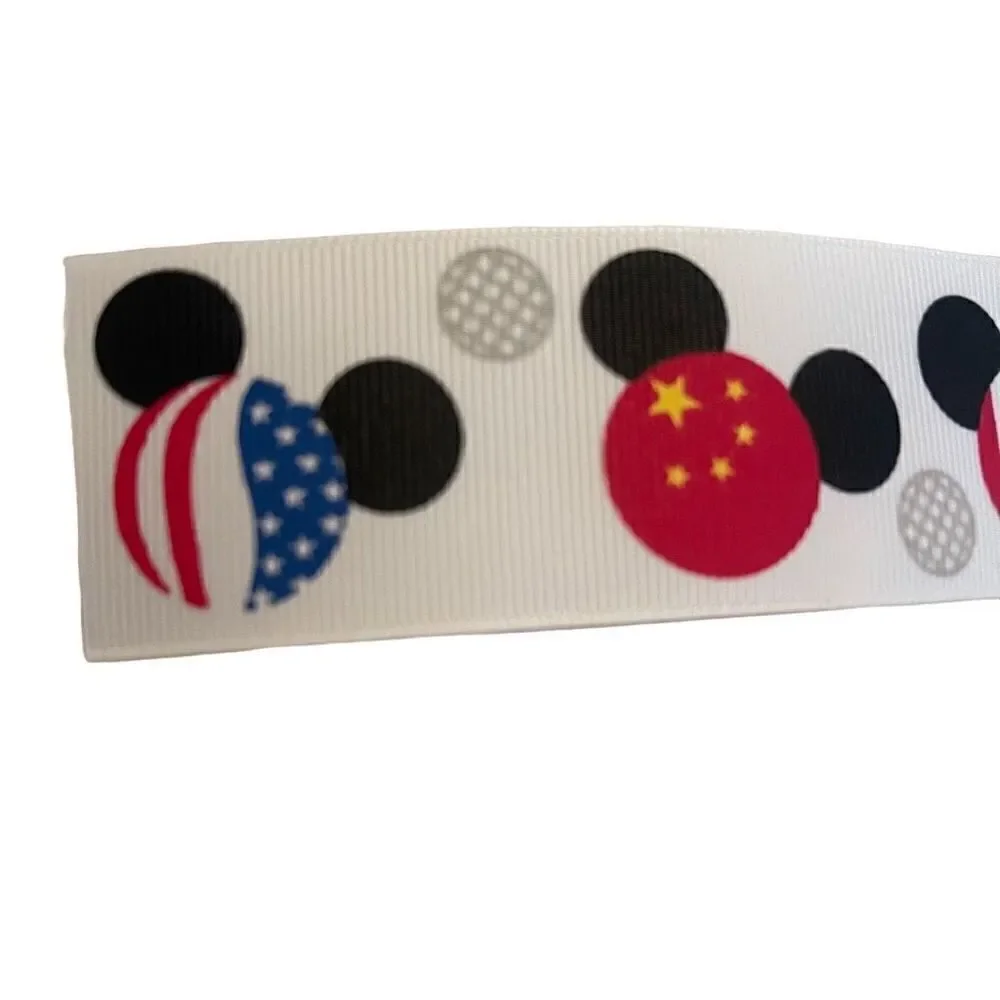 Grosgrain Ribbon 1.5” 5 yards yds 5/$20 NEW bows bow making shipping printed